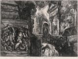 Giovanni Battista Piranesi (Venice, Republic of Venice 1720-1778 Rome, State of the Church) Grand Frontispice du Premier Volume des Antiquités de Pompeia - Etching-min