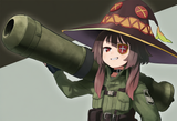 AI Megumin with a cannon