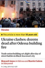 odessa fire ukrainians acting like niggers