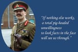 WWI Blackadder Pig Headed Quote