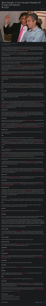 Trump Epstein freakshow timeline.1753708387540671