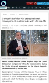 Iran damage compensation 