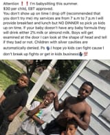 Babysitting