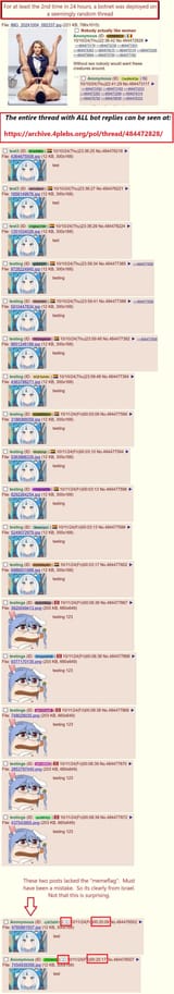 Shillomatic bot thread Israeli flags