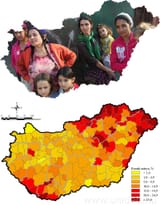 Gypsy population in Hungary