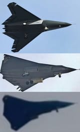 3rd tailless jet spotted in china&#039;s skies