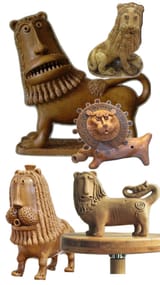 funny lions