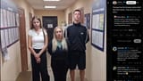 Strange that the Russian police didn’t like their videos. They put in so much effort 03-08-2025women making selfie videos with a burning Russian oil depot