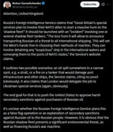Attention, United Kingdom! 04-08-2025 Russia&#039;s Foreign Intelligence Service claims that &#039;Great Britain&#039;s special services plan to hunt on the &#039;shadow fleet&#039; NATO PT1