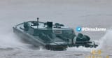China has shown footage for the first time of the use of unmanned clearance boats in a planned maritime landing operation in case Taiwan mines the coastal waters after all.