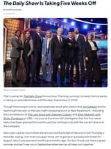 0 The Daily No Show