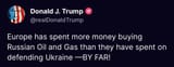 Europe funding Russia
