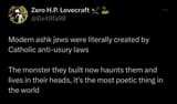 zero hp lovecraft jew usury is based
