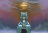 AI Awoo prays