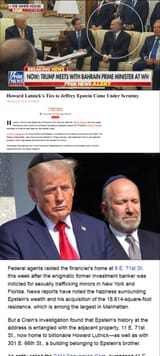 trump epstein howard lutnick