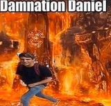 damnation daniel in hell after selling his soul to tony blair for clout