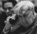 Ralph Vaughan Williams with ear trumpet