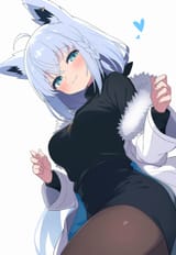 fubuki when she sees an American