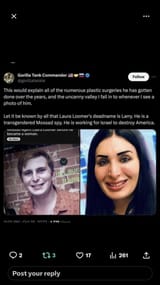 laura loomer x influencer mossad tranny jew2