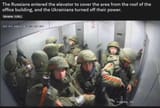Russians trapped in elevator