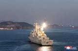 dprk destroyer launches missile