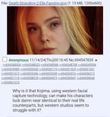 Hideo Kojima facial capture tech