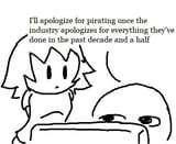 I&#039;ll apologize for pirating