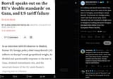 EU military aid worth €6.6 billion has been frozen since the start of the year due to Hungary, according to Josep Borrell. The former EU foreign 04-08-2025