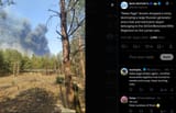 Baba Yaga&#039; drones dropped a mine, destroying a large Russian generator and a fuel and lubricants depot belonging to the 423rd Motorized Rifle Regiment, Lyman 05-08-2025