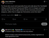 LinkeviciusL 04-08-2025 For those who count and especially those who talk about the &#039;inevitable&#039; military conflict between Russia and NATO