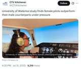 Trust the science 08u098 Female pilots