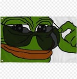 Pepe with sunglasses