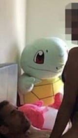 Hunter Biden&#039;s giant Squirtle doll
