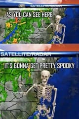 pretty spooky weather