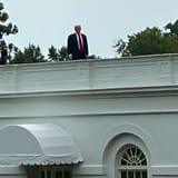 rooftop trump white house