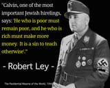 Robert Ley Calvinism NSDAP