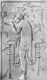big nose maya priest smoker