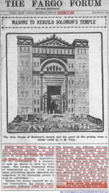 Globalism-The-Fargo-Forum-October-1909-scheme-of-the-Masons-to-rebuild-the-Temple-of-Solomon