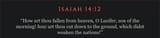Isaiah 14.12