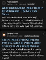 pajeets buy Russian oil