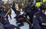 Freedom Truckers beaten