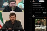 Above, Kadyrov in 2023. 06-08-2025 Below, Kadyrov in 2025.