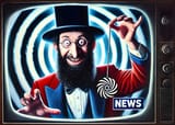 ai_art_jew_nightly_news_kike_in_a_glowing_rectangle_using_intellectual_superpowers_on_the_stupid_goyim_hypnotizing
