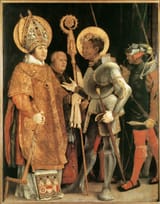 Matthias_Grünewald_-_Meeting_of_St_Erasm_and_St_Maurice_-_WGA10783