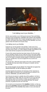 Paul - I am talking now to you Gentiles