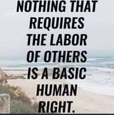 nothingthatrequireslabourisahumanright