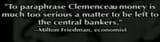 central bank scourge firedman