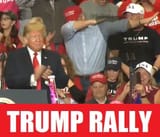 trump rally dab