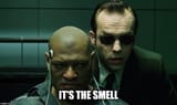 its the smell