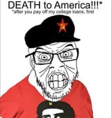 Dumb worthless commie